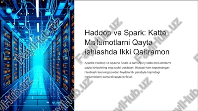 apache hadoop va apache spark — PPTX
