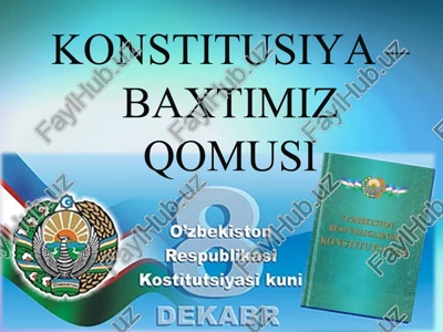 o`zbekiston respublikasi konstitutsiyasi — PDF