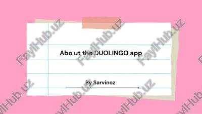 duolingo app — PDF
