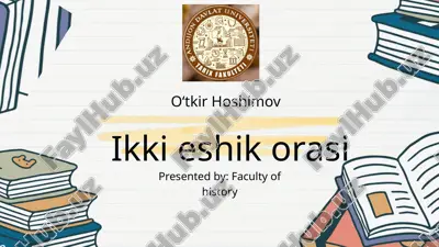 o‘tkir hoshimov — PPTX