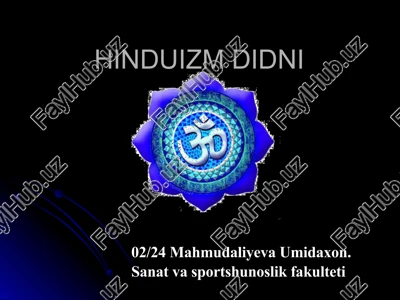 hinduizm didni — PPTX