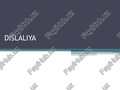 dislaliya — PPTX