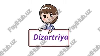 dizartriya — PPTX