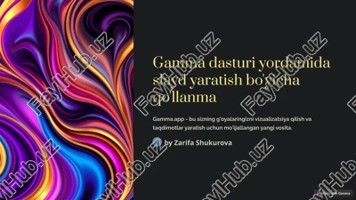 gamma dasturi — PPTX