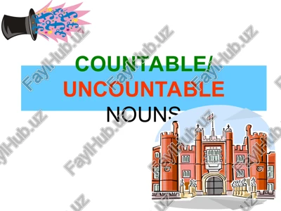 countable/uncountable nouns — PPT