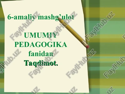 pedagogik muloqot — PPT