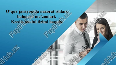 kredit-modul tizimi haqida — PPT
