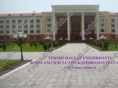 ta’limni tashkil etish turlari va shakllari — PPT