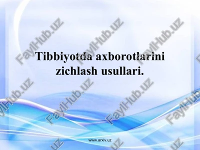 arxivlash (arxivator) dasturlari — PPT