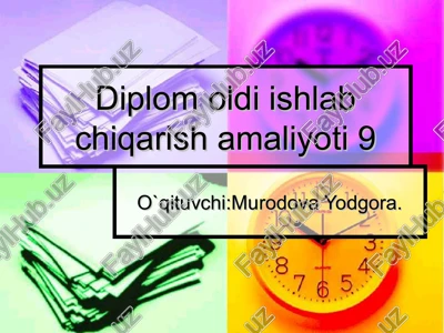 materiallarning ombordagi hisobini yuritish va uni buxgalteriya hisobi tizimi bilan bog'liqligini o`rganish — PPT