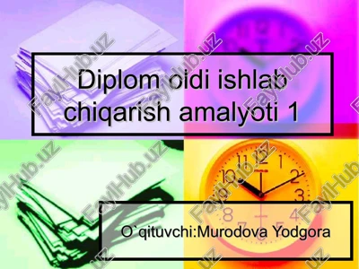 korxona faoliyati bilan tanishish — PPT