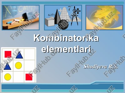 kombinatorika elementlari — PPT