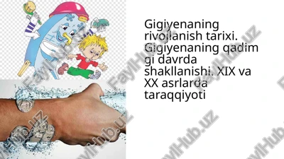 gigiyenaning rivojlanish tarixi. gigiyenaning qadimgi da vrda shakllanishi. xix va xx asrlarda taraqqiyoti ​ — PPTX