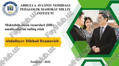 hr amaliyotlari — PPTX