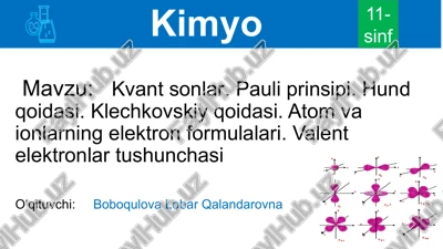 kimyo — PPTX