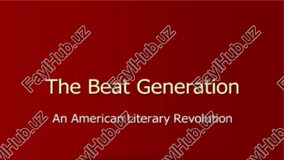 the beat generation — PPTX