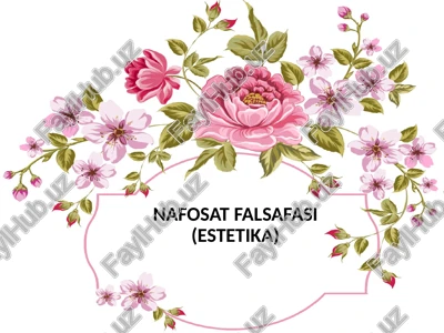 nafosat falsafasi (estetika) — PPTX