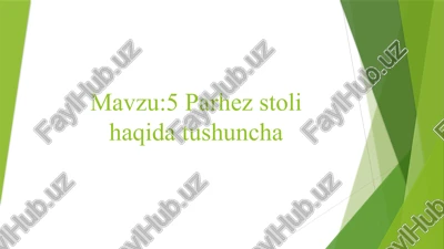 parhezstoli — PPTX