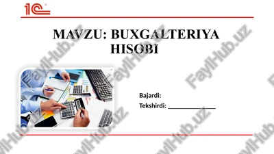 buxgalteriya hisobi — PPTX