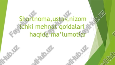 nizom — PPTX