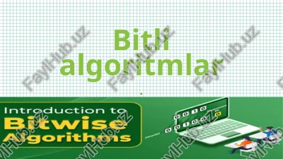 bitli algoritmlar — PPTX