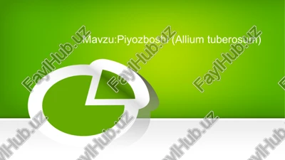 piyozboshi(alliumtuberosum) — PPTX