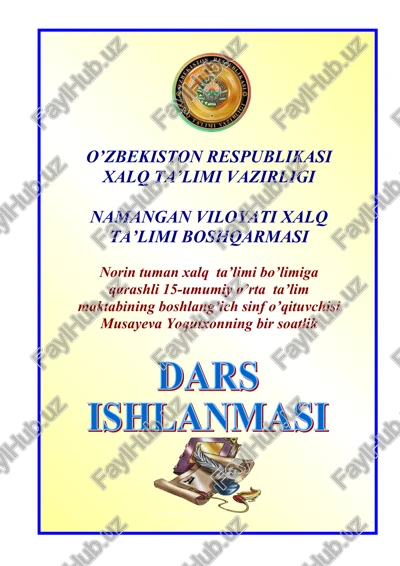 fe’l yasovchi qo’shimchlar — DOC