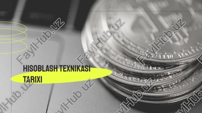 hisoblash texnikasi tarixi — PPTX