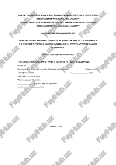 types of assessment — DOCX