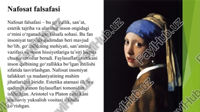 nafosat falsafasi — PPTX