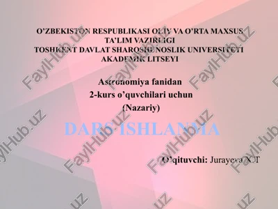 osmonnielektromagnitto’lqinlinurlarda o’rganish — PPTX