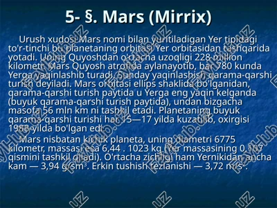 mars (mirrix) — PPT