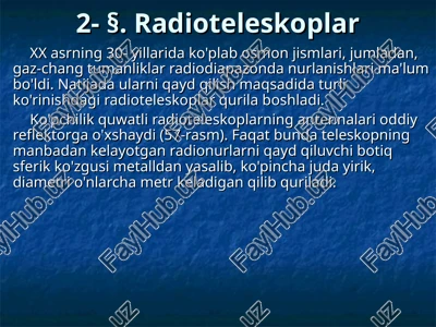 radioteleskoplar — PPT