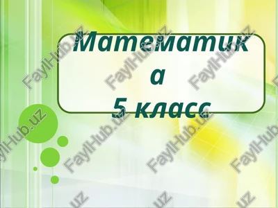 matematika — PPT