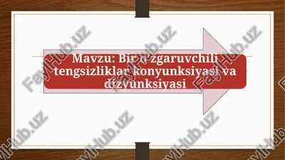 tizimni halqilash — PPTX