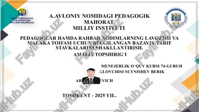 ilg‘or pedagoelarning ish tajribalarin — PPTX