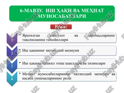 ishlabchiqarilgan mahsulotning taqsimlanish tamoyillaribo'yichaturlichanazariyalar — PPTX