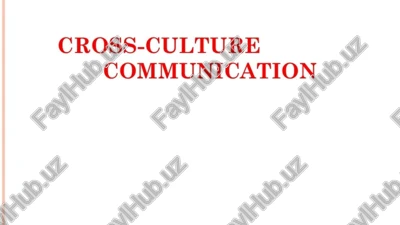 cross-culture communication — PPTX