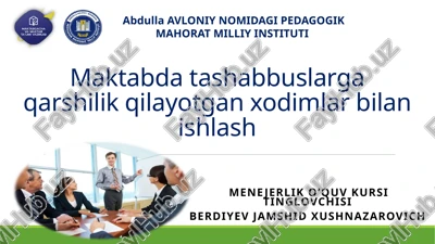 pedagogik muhit va ish samaradorligi — PPTX