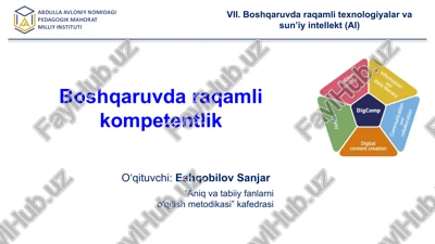 aniq vatabiiy fanlarni o‘qitish metodikasi — PPTX