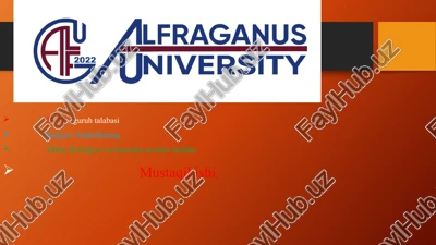 tibbiy biologiya va genetika asoslari fanidan. — PPTX