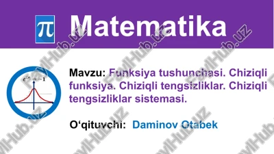 chiziqlitengsizliklarni grafik usulda yechish — PPTX