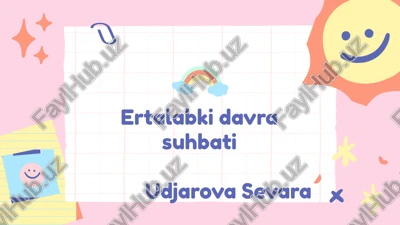 ertaolding davra suhbatlari — PPTX