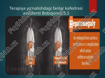 hepatomegaliya — PPTX