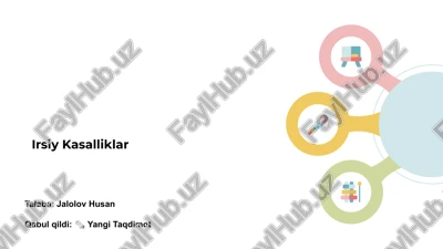 irsiy kasalliklar — PPTX