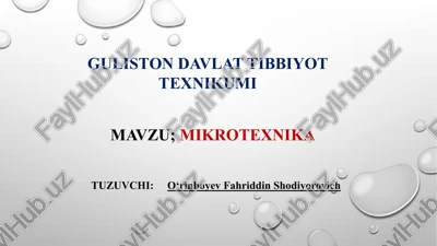 mikrotexnika — PPTX