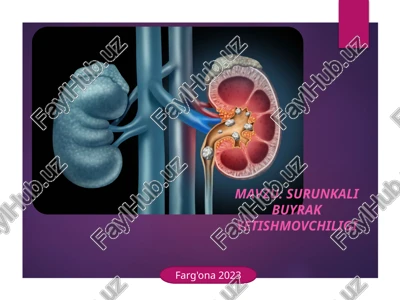 surunkali buyrakyetishmovchiligi — PPTX