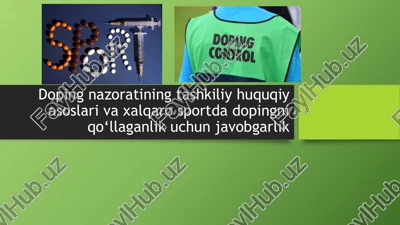 dopingning ta’rifi — PPTX