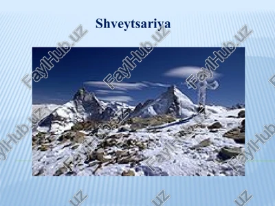 shveytsariya xaritasi — PPTX