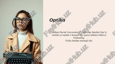 optika — PPTX